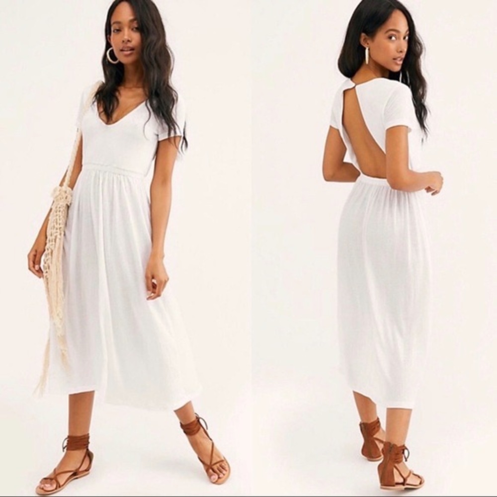 Free people beach castaway midi